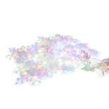 Guirlande lumineuse solaire bordure toit flocon 161LED multicolores 3m