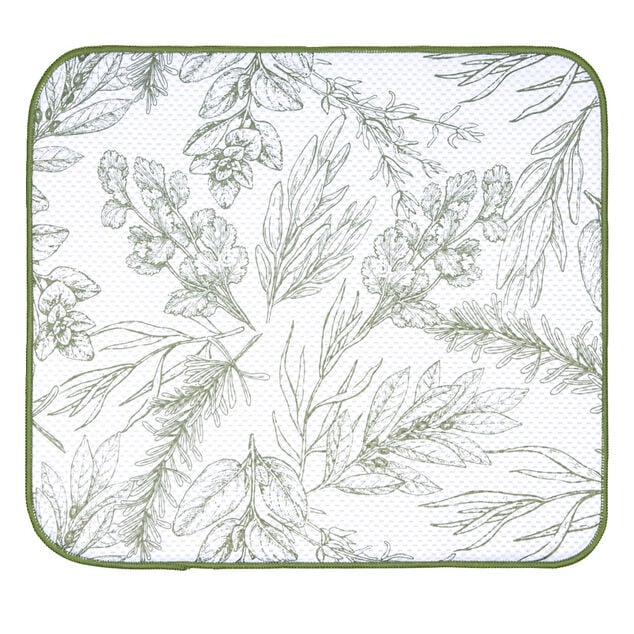 Tapis &eacute;gouttoir &agrave; motifs 40x45,5cm - 2 mod&egrave;les