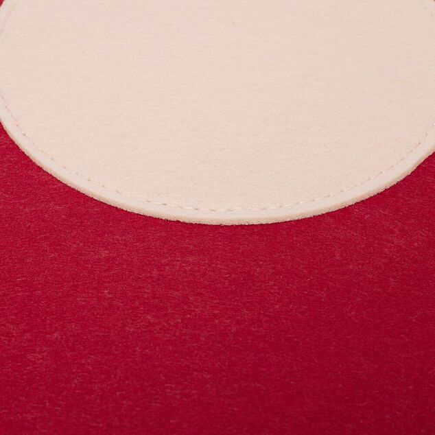 Prot&egrave;ge-po&ecirc;le x3 feutrine forme fleur &Oslash;38cm (2 mod&egrave;les)