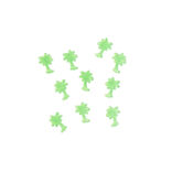 Lot de 10 gla&ccedil;ons r&eacute;utilisables en forme de palmier 5x4cm