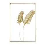 Décoration murale feuille métal 60xH90cm (2 modèles)