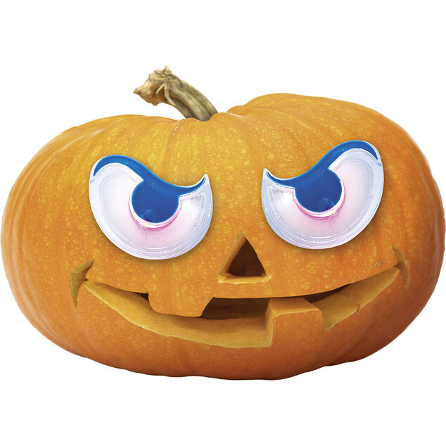 Yeux de citrouille lumineux d&eacute;coration Halloween