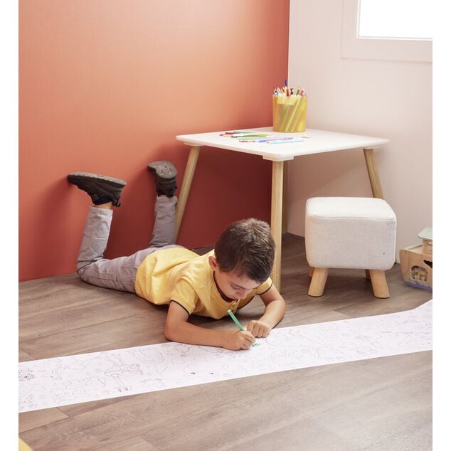 Coloriage en papier adh&eacute;sif rouleau 2m