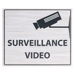 Plaque signalétique "Surveillance vidéo" - 24x20 cm