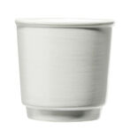 Tasse en gr&egrave;s espresso sans anse bleu int&eacute;rieur blanc 9cl &Oslash;6,2xH6,2cm