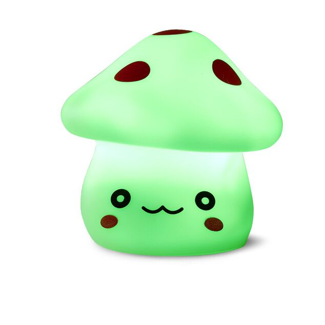 Veilleuse LED champignon Ø6xH6cm