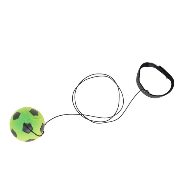 Balle rebondissante &Oslash;6cm avec bracelet scratch