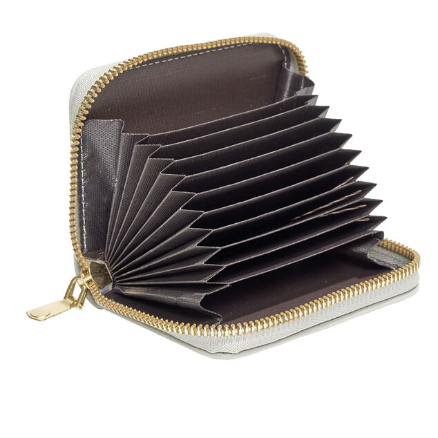 Porte-cartes 11 compartiments 8x11cm - 2 modèles noir ou gris