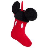 Chaussette de Noël Disney Mickey rouge et noir 24xH41cm