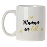 Mug imprimé Papa ou Maman en or