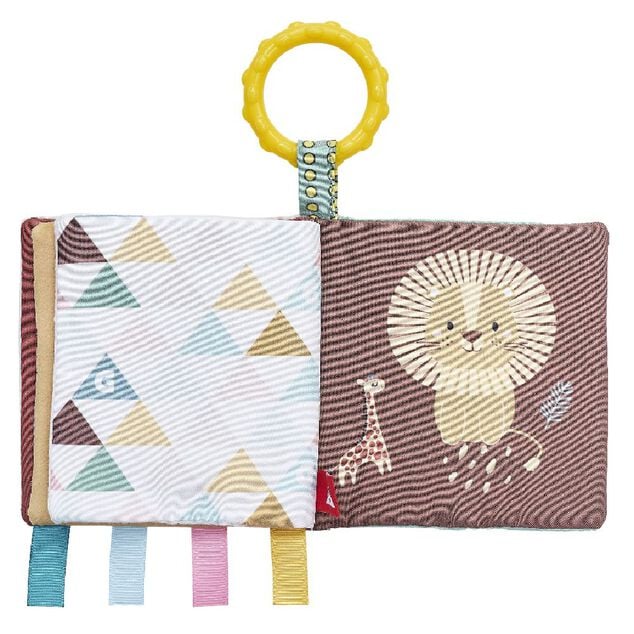 Livre d'activit&eacute; pour b&eacute;b&eacute; lion 11x11,5 cm