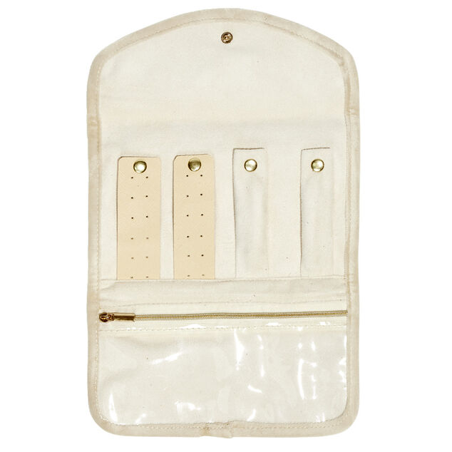 Pochette à bijoux de voyage pliable 20x29cm (3 modèles)