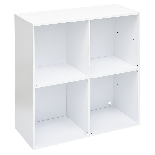 Structure Box Cube 4 cases 70x30x70cm bois blanc