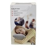 Coussin de voyage m&eacute;moire de forme gris