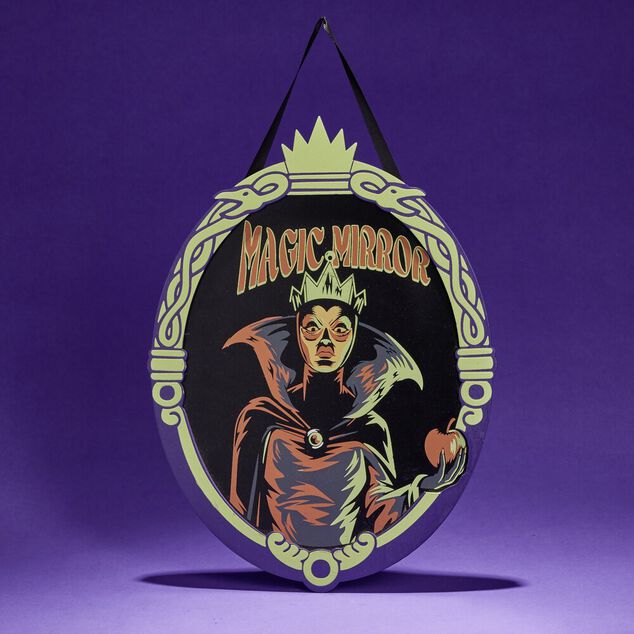 D&eacute;coration &agrave; suspendre Disney Mal&eacute;fique miroir magique 23,5xh22cm