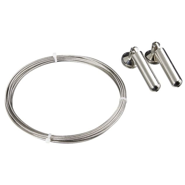 Kit c&acirc;ble en acier 5m