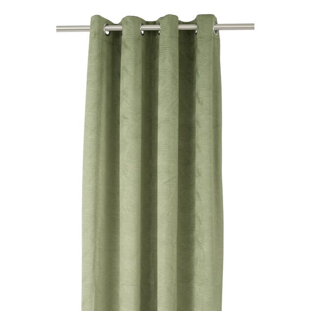 Rideau &agrave; oeillets emboss&eacute; polyester uni 140x240cm (3 mod&egrave;les)