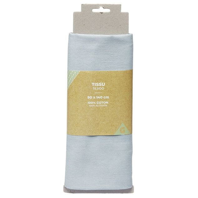 Tissu pour couture de couleur bleu
