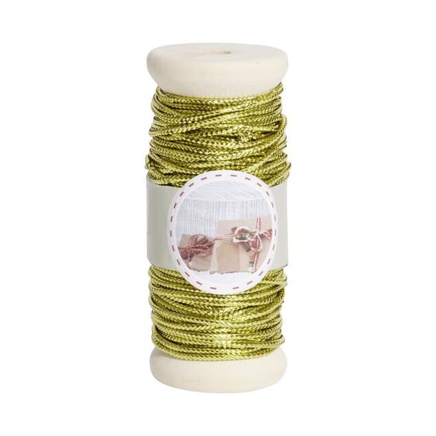 Rouleau fil doré polyester 15m