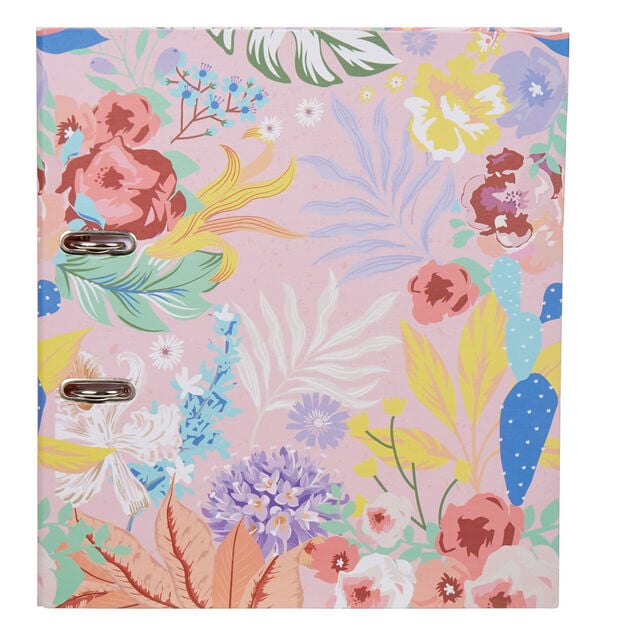 Classeur motif floral
