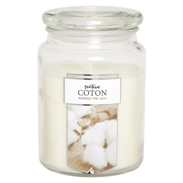 Bougie parfum&eacute;e bonbonni&egrave;re en verre