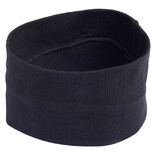 Bandeau large maille noir