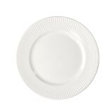 Assiette &agrave; dessert Colombe en porcelaine blanche &Oslash;19cm