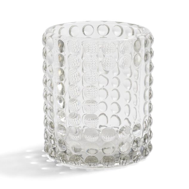 Bougeoir bubble gris &Oslash;7,8cm