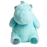 Peluche dragon polyester 35x28x30cm bleu