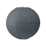 Lanterne chinoise en papier gris