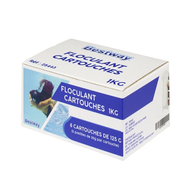 Floculant 1kg cartouche 20gr