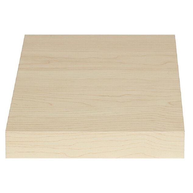 &Eacute;tag&egrave;re murale carr&eacute;e bois beige