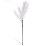 Feuillage artificiel herbe de la pampa blanc H91cm