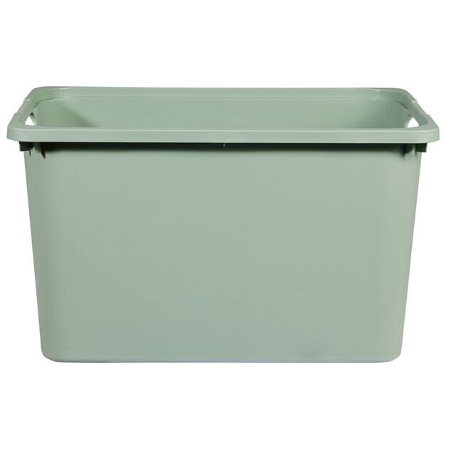 Bac en plastique vert sauge 30x23xH42cm
