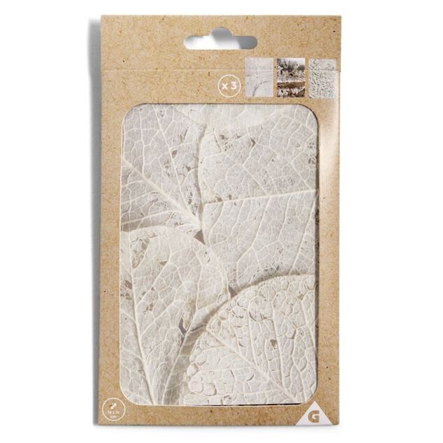 Lot de 3 affiches papier gris 10x15cm