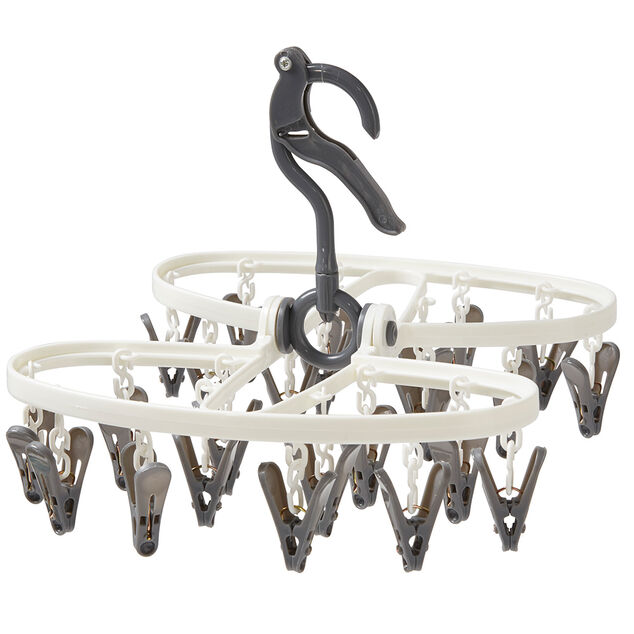 S&eacute;choir &agrave; suspendre &eacute;tendoir &agrave; linge 24 pinces