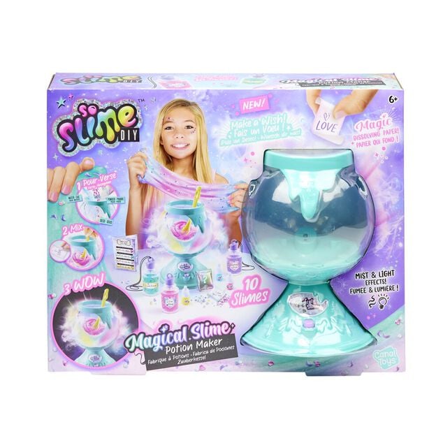 Machine &agrave; fabrique de slime potion magique effet fum&eacute;e et lumi&egrave;re So slime H34cm