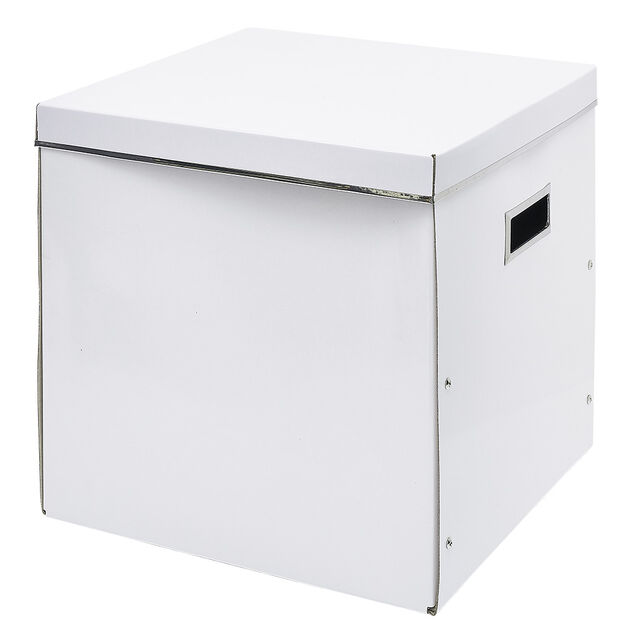 Bo&icirc;te de rangement en carton - 31x30xH31 cm