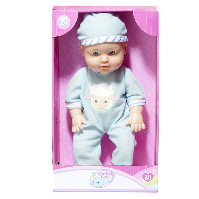 Poupon sonore L31cm - 2 mod&egrave;les rose ou bleu