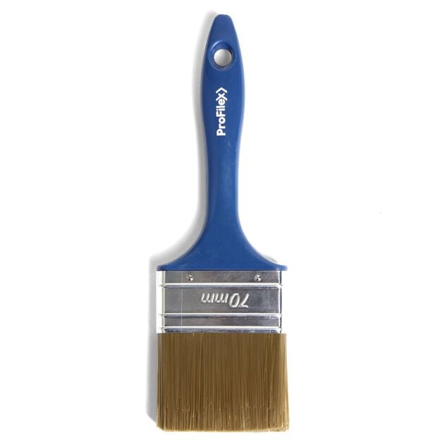 Pinceau plat 70mm rouge