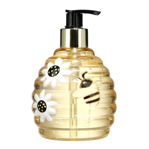 Savon pour les mains forme ruche senteur miel flacon pompe 500ml