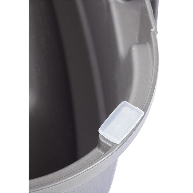 Gamelle double grise 2x500ml - plastique 31,8x16,6xH6,5cm