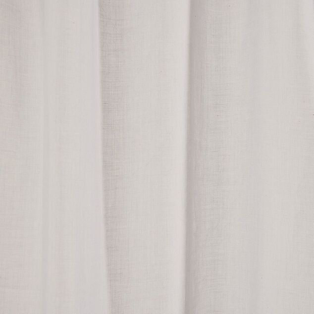 Voilage &agrave; oeillets gris clair 140x240cm