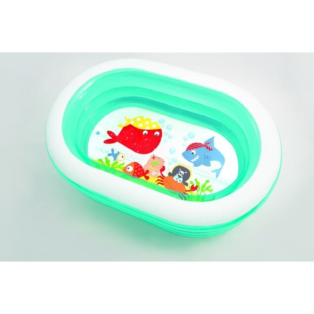 Piscinette gonflable enfant ovale Intex 107x163xH46cm