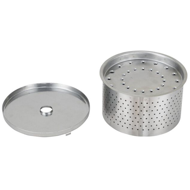 Barbecue de table rond allumage &eacute;lectrique &agrave; piles &Oslash;35xH25cm