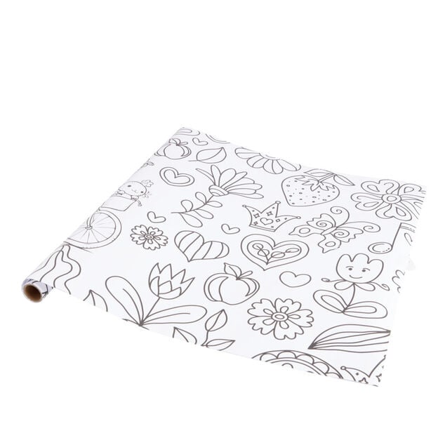 Maxi poster &agrave; colorier 50x100cm - 4 mod&egrave;les