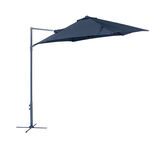 Parasol déporté rond Palao bleu Ø270xH245cm