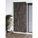 Rideau de porte chenille marron