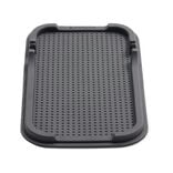 Organisateur de voiture antidérapant 2en1 plastique noir 10,5x18,5cm