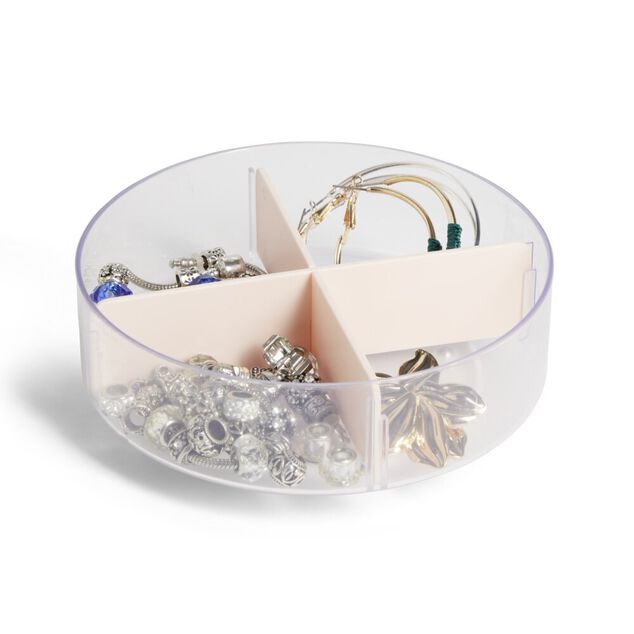 Bo&icirc;te &agrave; bijoux avec porte bijoux &Oslash;13,6xH35cm